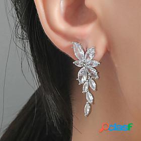 Womens Drop Earrings Earrings Birthday Imitation Diamond