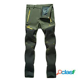 Womens Fleece Lined Pants Hiking Pants Trousers Patchwork