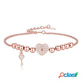 Women's Geometrical Bracelet Pendant Bracelet Fashion Heart