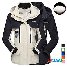 Womens Hiking 3-in-1 Jackets Ski Jacket Winter Outdoor