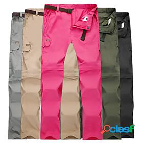 Women's Hiking Pants Trousers Convertible Pants / Zip Off