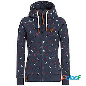 Womens Jacket Casual Jacket Fall Winter Street Going out