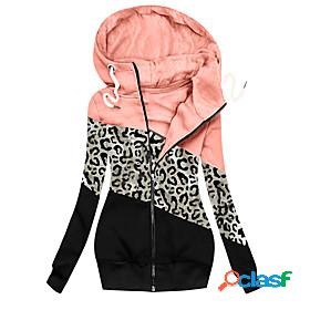 Womens Jacket Fall Winter Street Daily Regular Coat Warm