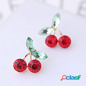 Womens Stud Earrings Earrings Cherry Fruit Fashion Cute