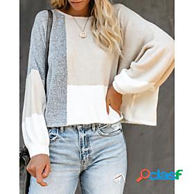 Womens Sweater Plaid / Check Long Sleeve Sweater Cardigans U