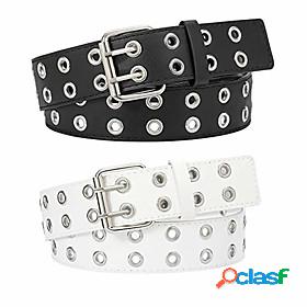 Womens Waist Belt Black White Party Street Dailywear Casual