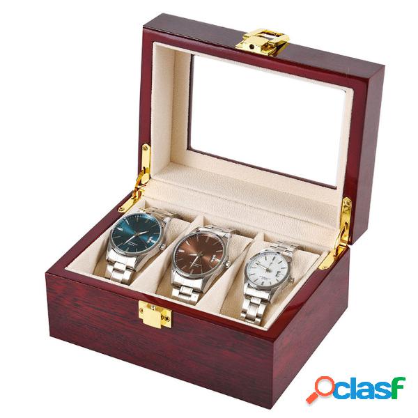 Wooden Watch Scatola Display Scatola Jewelry Scatola Storage