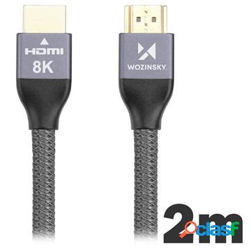 Wozinsky HDMI 2.1 8K 60Hz / 4K 120Hz / 2K 144Hz Cable - 2m -
