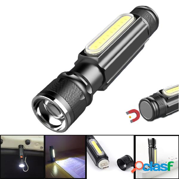 XANES® A516 800LM T6 + COB Zoomable Multifunzione LED
