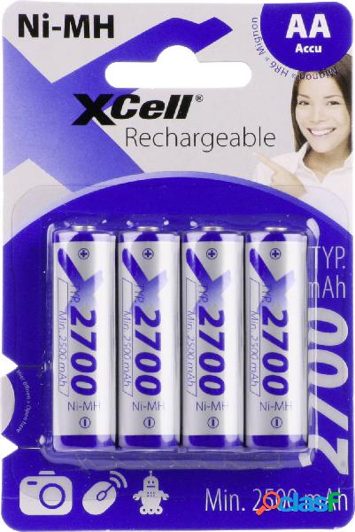 XCell X2700AA B4 Batteria ricaricabile Stilo (AA) NiMH 2700
