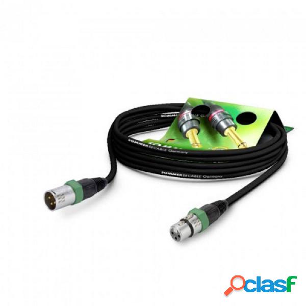 XLR Cavo Hicon GA1B-0100-SW-GN [1x Presa XLR 3 poli - 1x