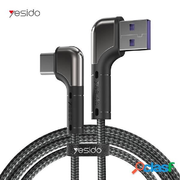 YESIDO CA80 Micro USB Type-C Cavo di ricarica+trasferimento