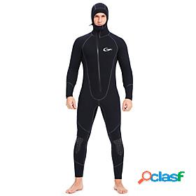 YON SUB Men's 5mm Full Wetsuit Diving Suit SCR Neoprene