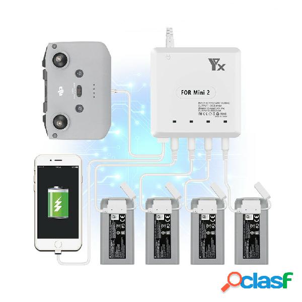 YX 6-in-1 Multi Battery Intelligent Fast Charging Hub 4