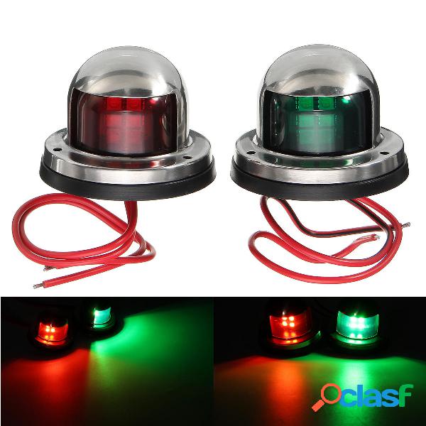 Yacht Light 12V in acciaio inox LED Bow Red Green Navigation