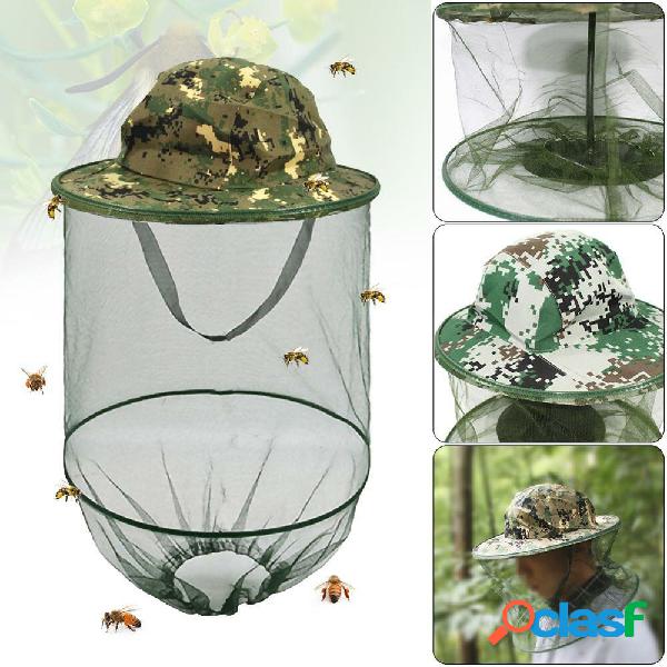 ZANLURE Anti Mosquito TORCIA Cap Bug Bee Cappello a rete per