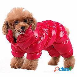 cappotto di cane invernale impermeabile antivento cane