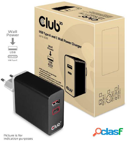 club3D CAC-1902EU Caricatore USB