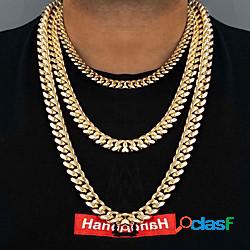 collana da uomo catena spessa franco catena moda hip hop