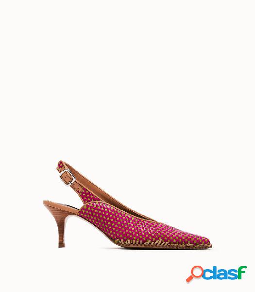 filling pieces decolette slingback fucsia