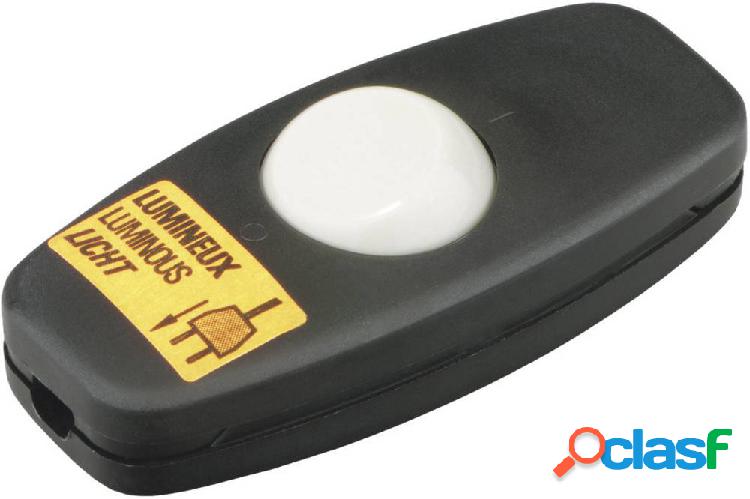 interBär 5052-104.01 Interruttore a filo passante Nero,