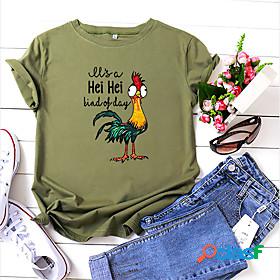 its a hei hei kind of day shirt for women cartoon chicken
