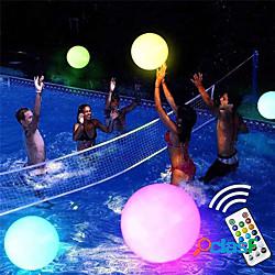led piscina galleggiante luce 40 cm palla incandescente