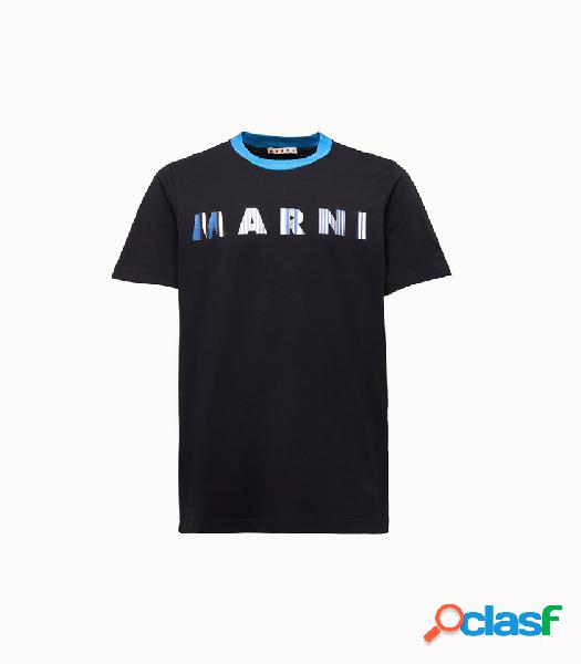 marni t-shirt in cotone colore nero