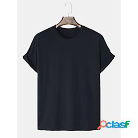 mens basic hipster longline drop tail t-shirts 2xl black