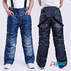 pantaloni da sci / neve da uomo salopette demin outdoor