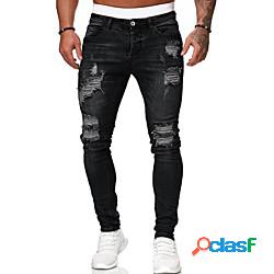 pantaloni jeans slim-fit usati da uomo stretch jeans-hose da