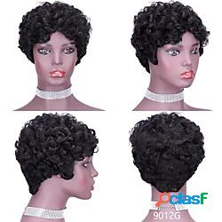 parrucche afro ricci corte dei capelli umani parrucche fatte