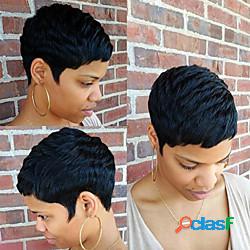 parrucche corte di capelli umani pixie cut parrucche