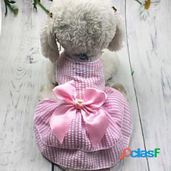 pet dress shirt cute dog sundress stampato cane vestito