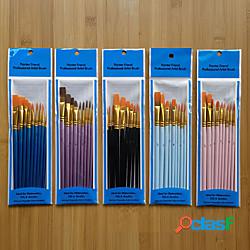 set di 10 pennelli ad olio cross-border set di penne per