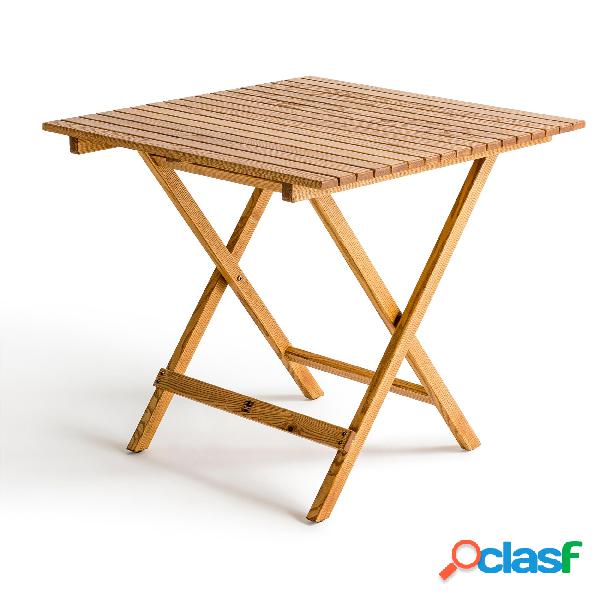 tavolo pieghevole in frassino ZEUS 81x100xh74 cm -peso 13,8