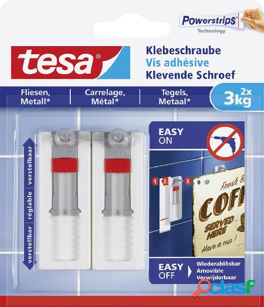 tesa 77765 Tesa® Vite adesiva regolabile Bianco Contenuto: