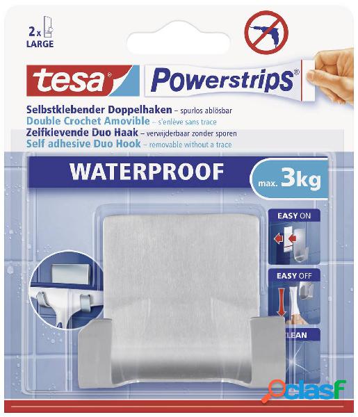 tesa POWERSTRIPS® Doppio gancio Powerstrips® waterproof