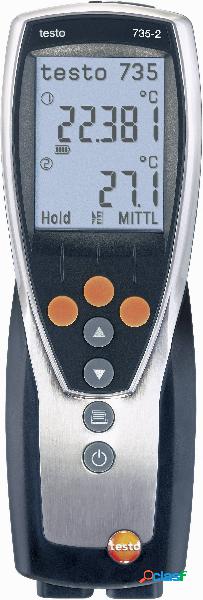 testo 735-2 Termometro -200 - +1370 °C Sensore tipo K,