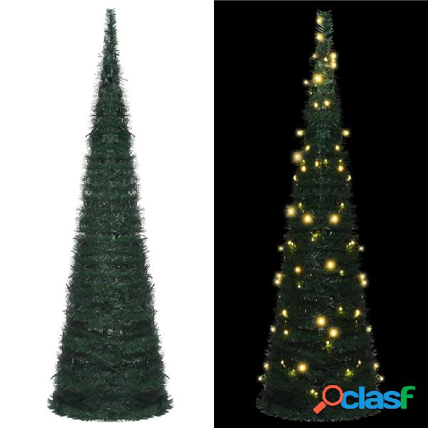 vidaXL Albero di Natale Artificiale Pop-up Stringa a LED