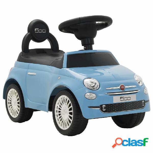 vidaXL Auto per Bambini Fiat 500 Blu
