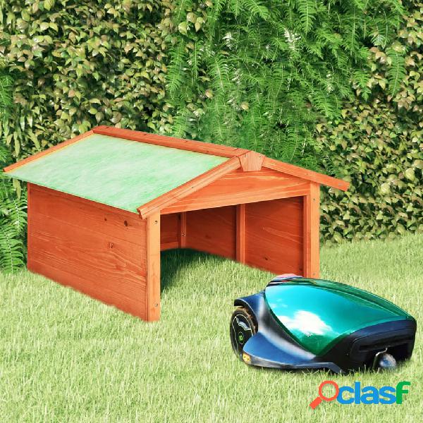 vidaXL Casetta per Tosaerba Robotizzato 72x87x50 cm Massello