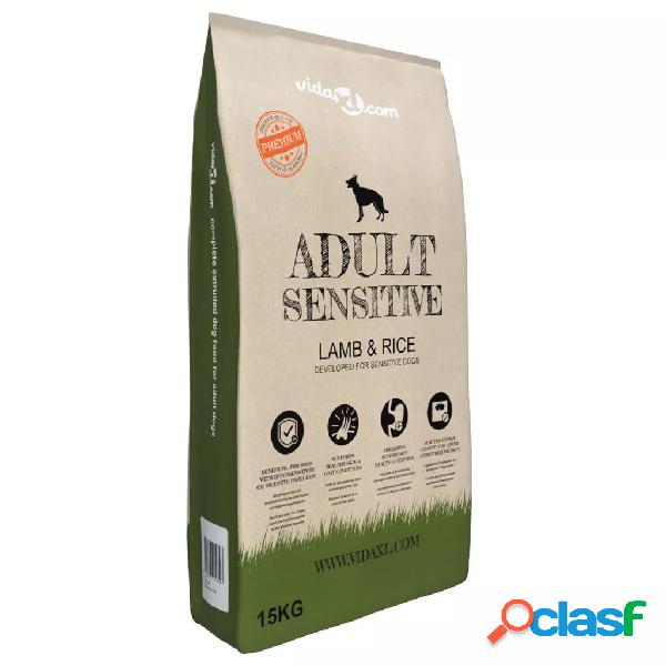 vidaXL Cibo Secco per Cani Premium Adult Sensitive Lamb &
