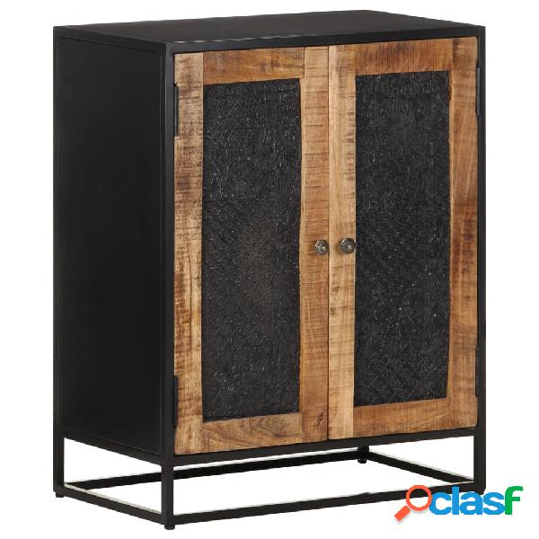 vidaXL Credenza 60x35x75 cm in Legno di Mango Grezzo