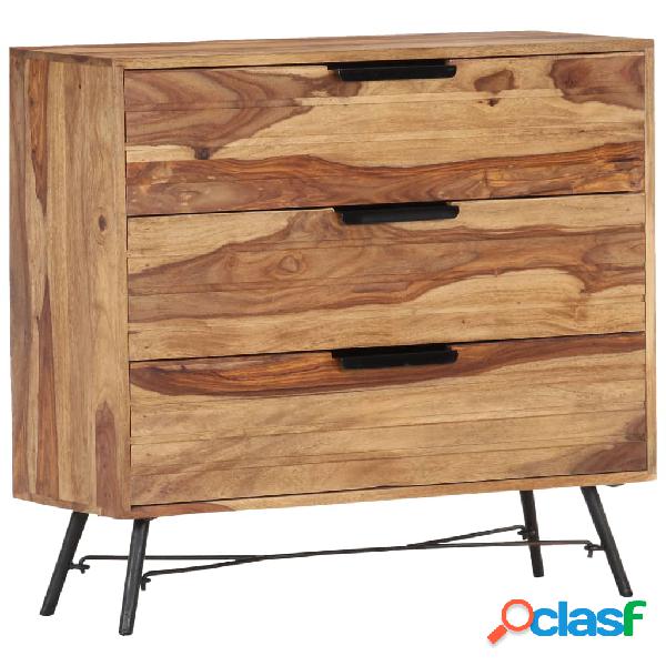 vidaXL Credenza 80x30x75 cm in Legno Massello di Sheesham