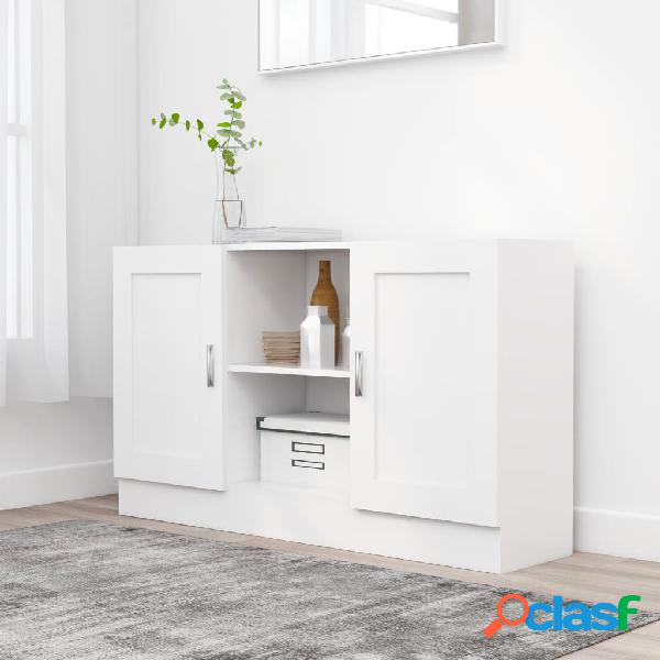 vidaXL Credenza Bianca 120x30,5x70 cm in Truciolato