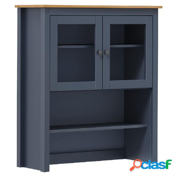 vidaXL Credenza Hill Range Grigia 90x33x100 cm in Legno di