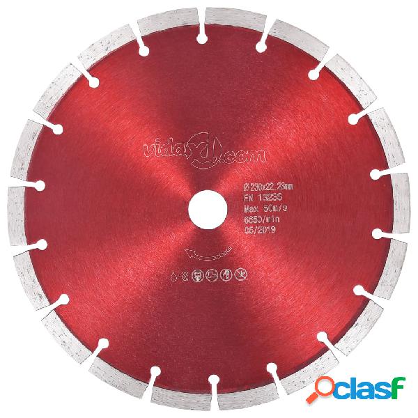 vidaXL Disco da Taglio Diamantato in Acciaio 230 mm