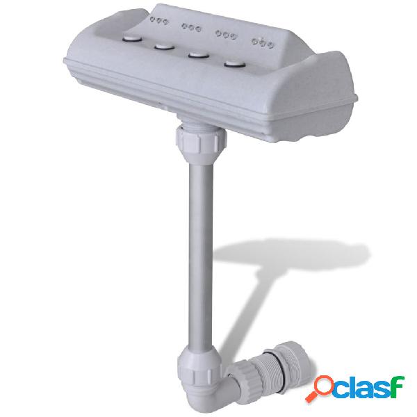 vidaXL Fontana a Cascata per Piscina con Luci LED