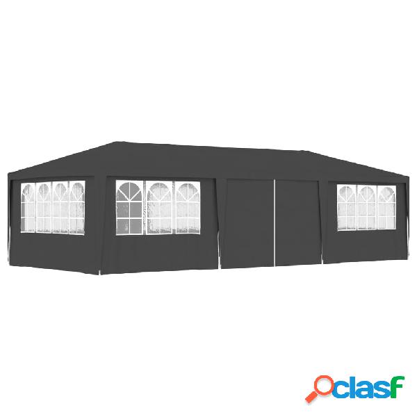 vidaXL Gazebo Professionale con Pareti 4x9 m Antracite 90